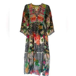 Lulalife Colorful Floral Maxi Dress